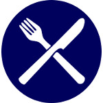 restaurant and takeaway icon